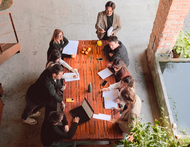 Riunione del team di Nuovi Spazi