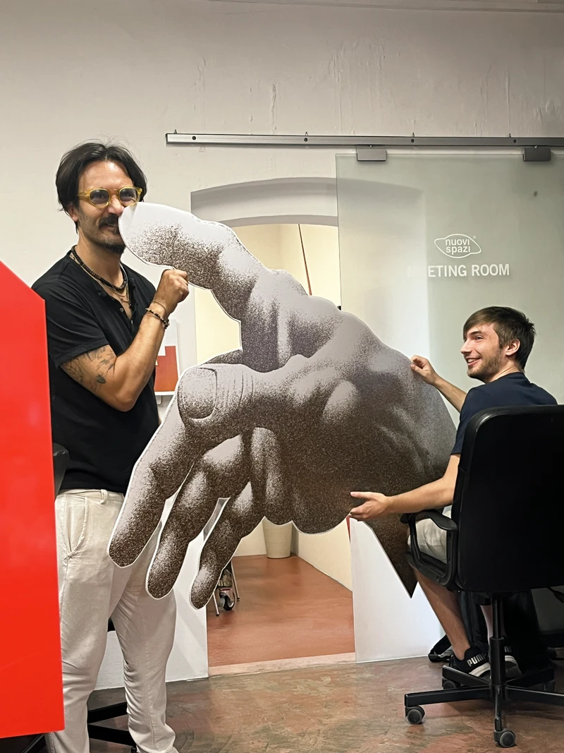 Stampa del team di Nuovi Spazi