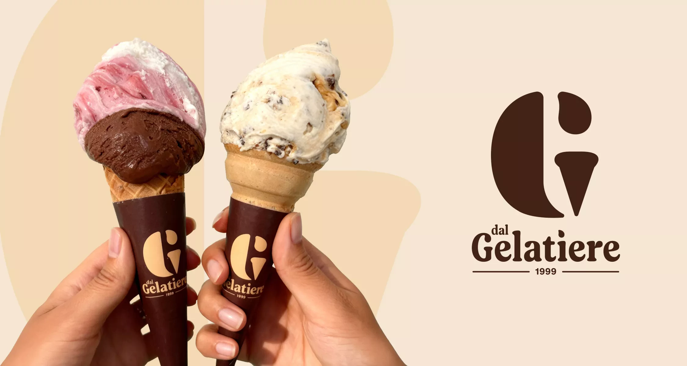 Dal Gelatiere 1999: brand identity e comunicazione per una gelateria artigianale