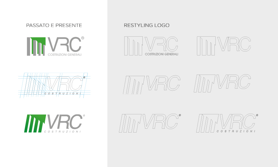 Caso studio VRC: restyling del logo e dell'immagine coordinata aziendale